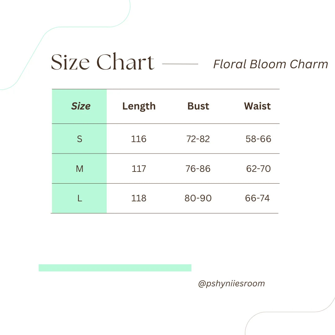 Autumn bloom dress (standing side view)