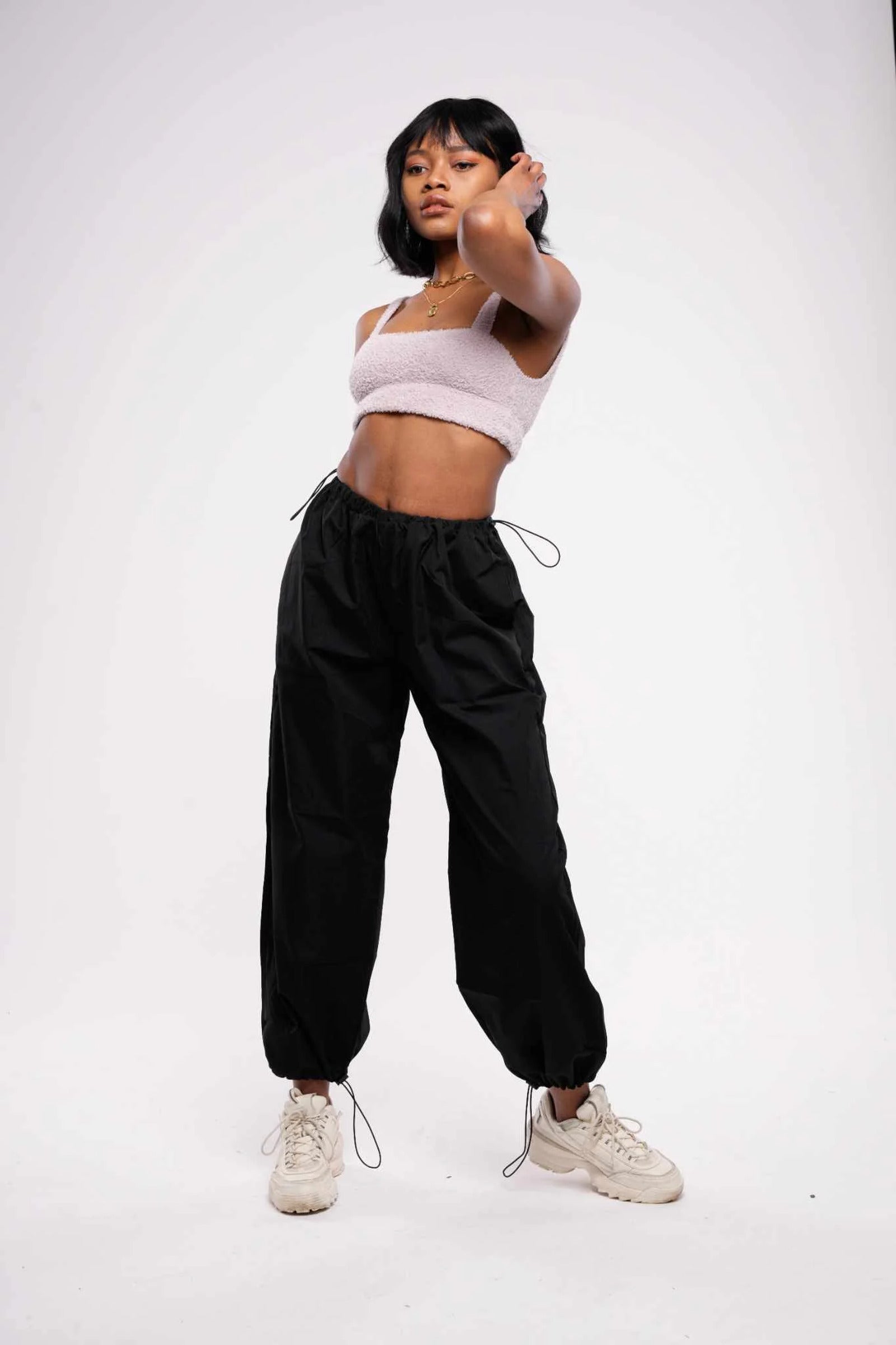 Parachute pants (black1)