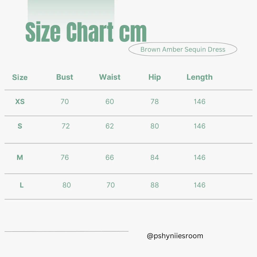 Pshyniie's_Brown Amber Sequin Dress