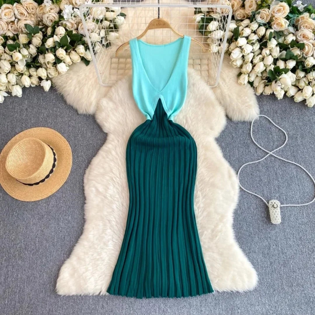 Pshyniie's_Two-Tone Dress