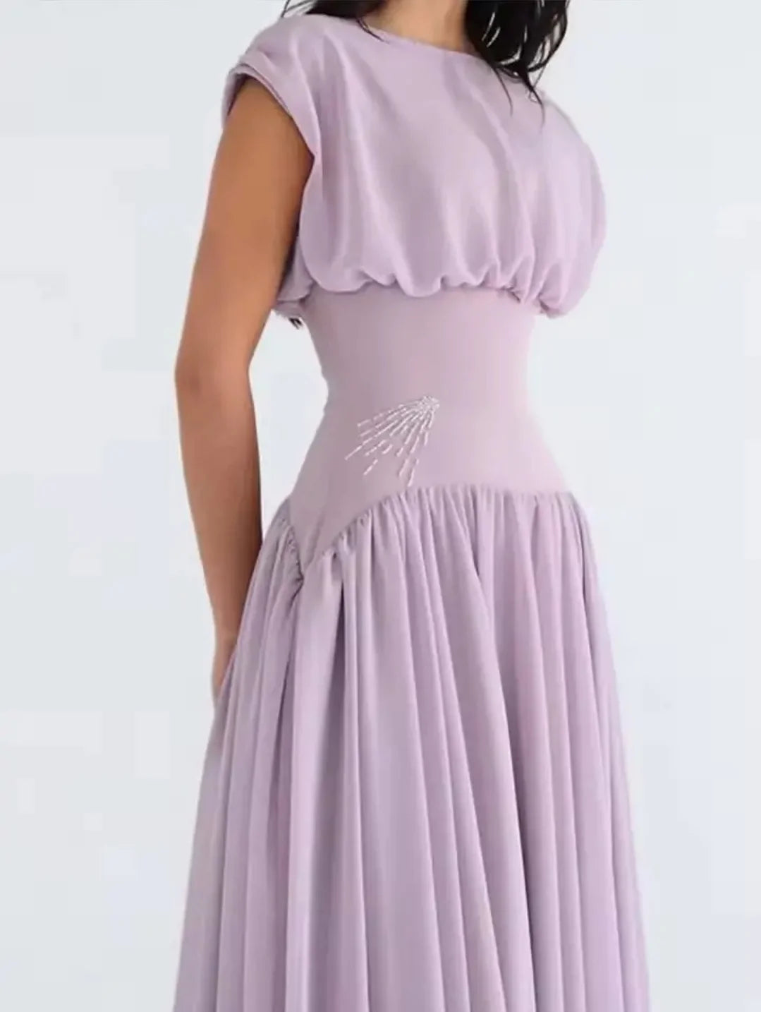 Lilac Heirloom Long Dress
