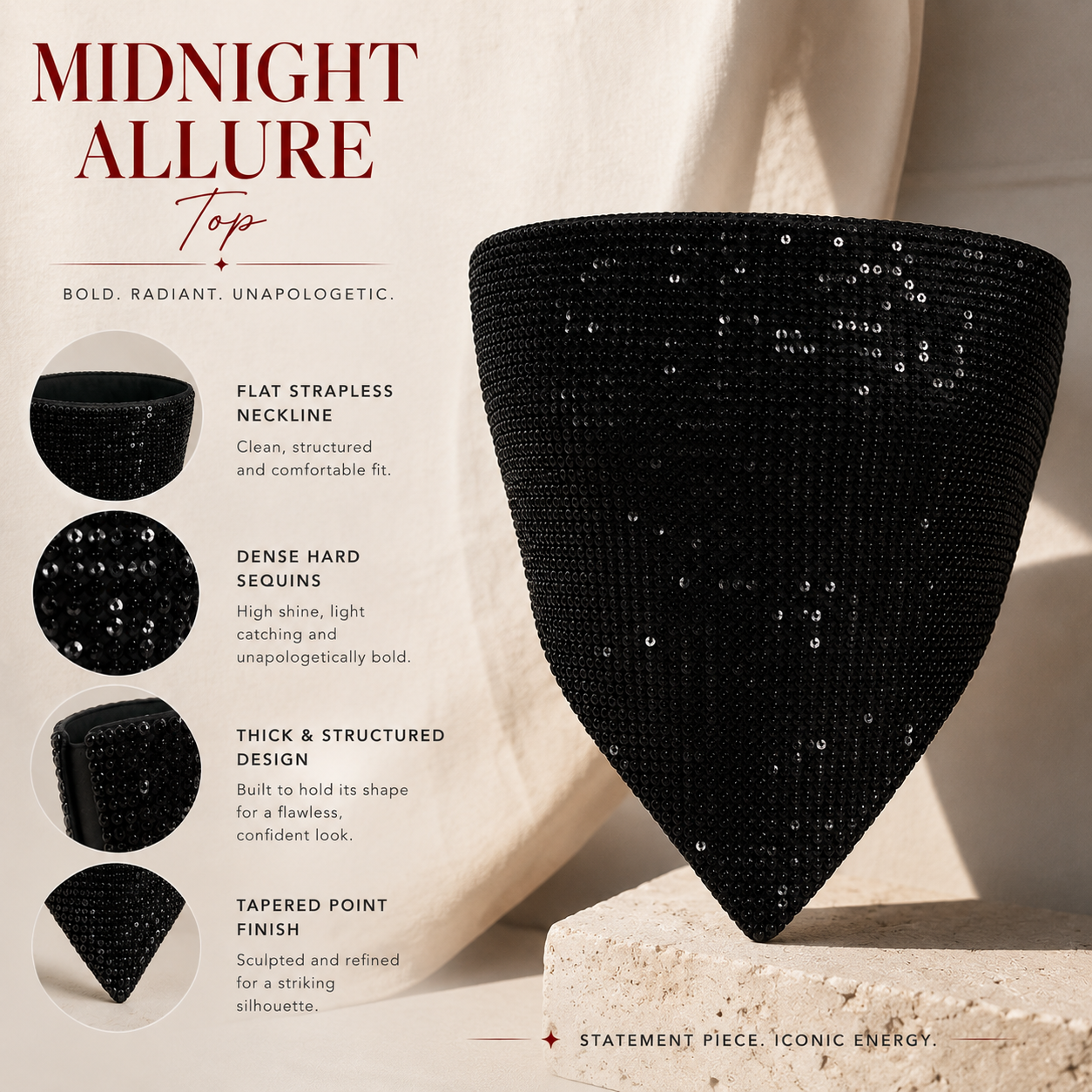 Midnight Allure Top