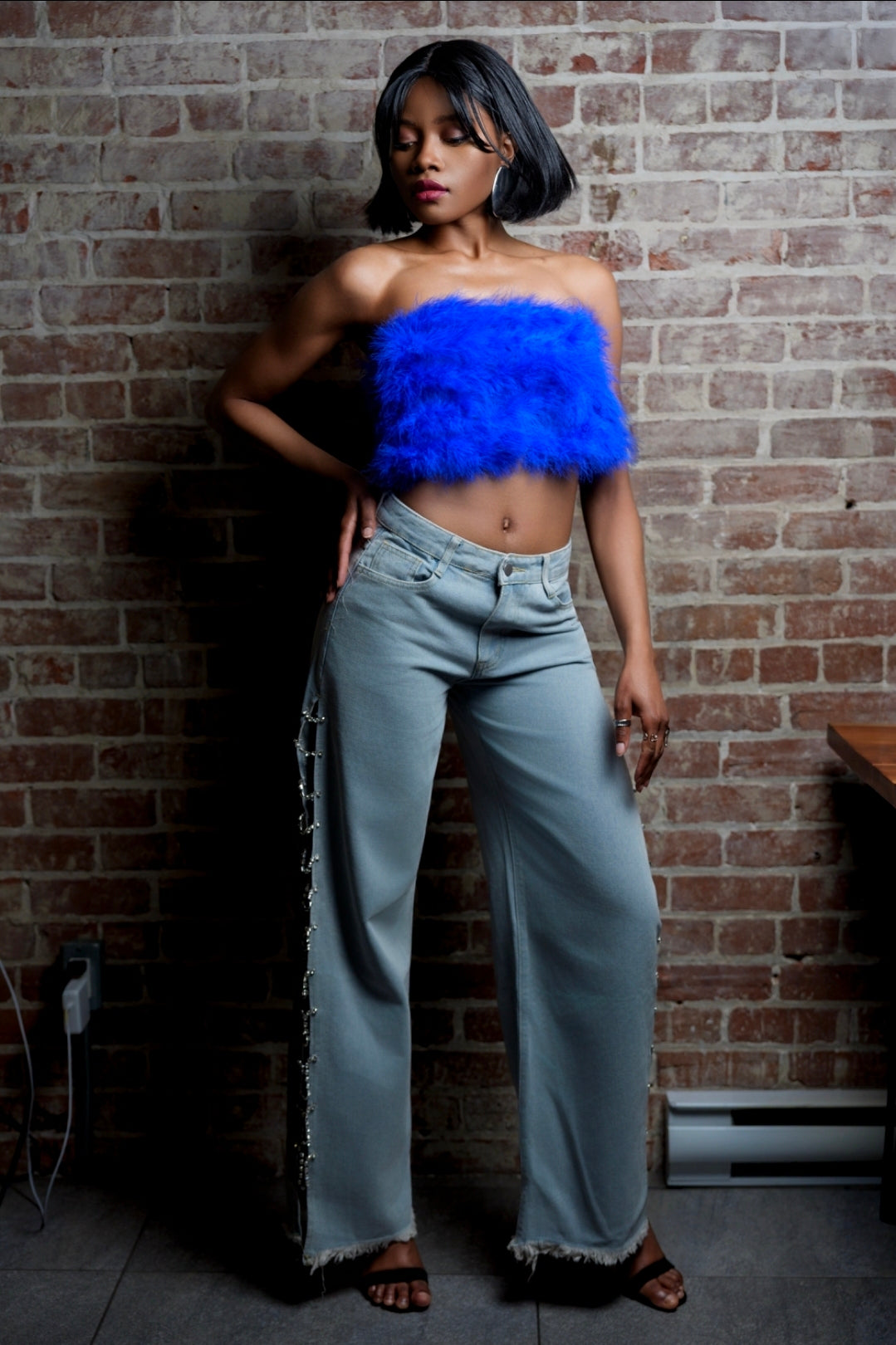 Feather Rush Crop Top
