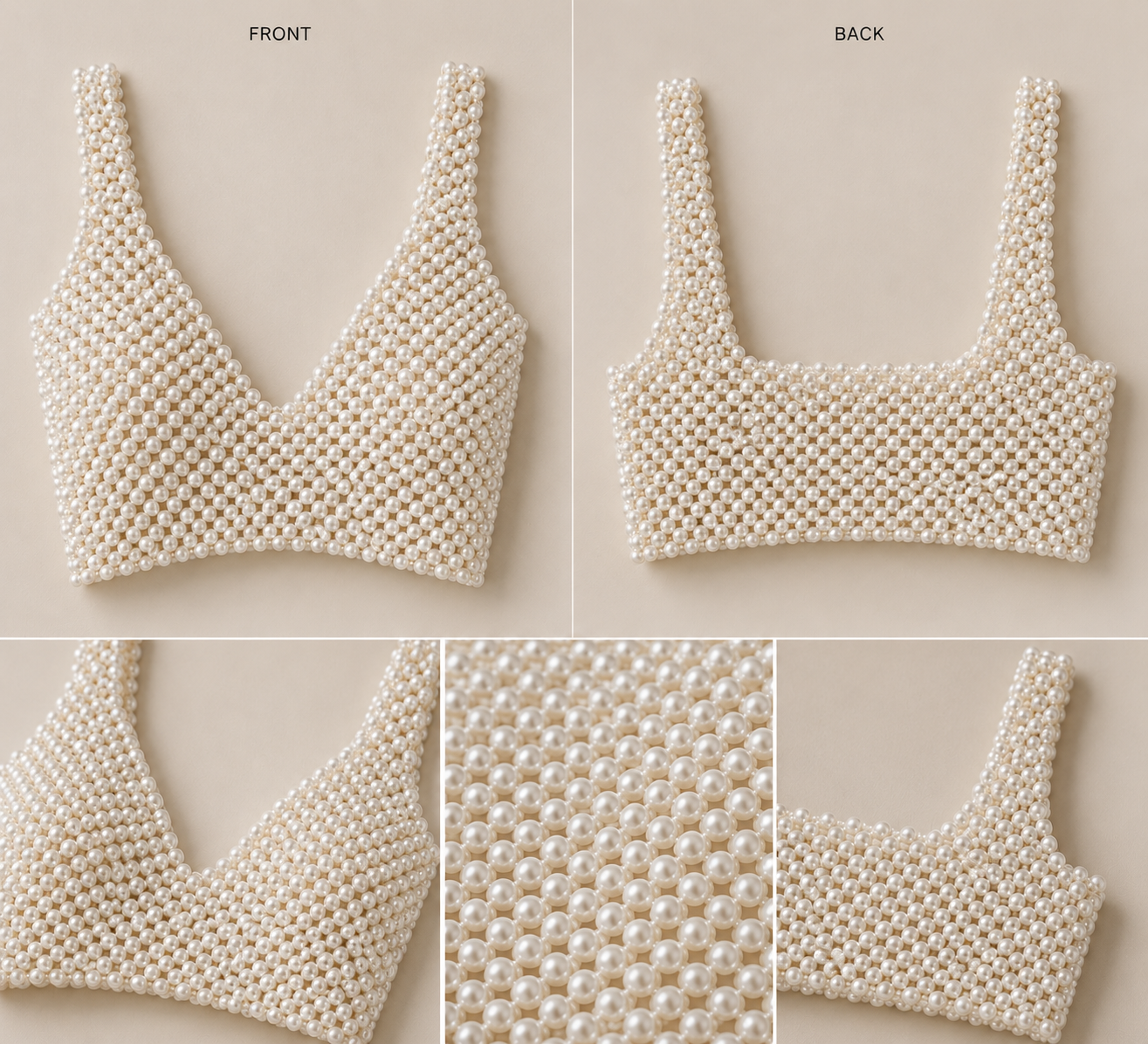 Pearl Kiss Crop-Top